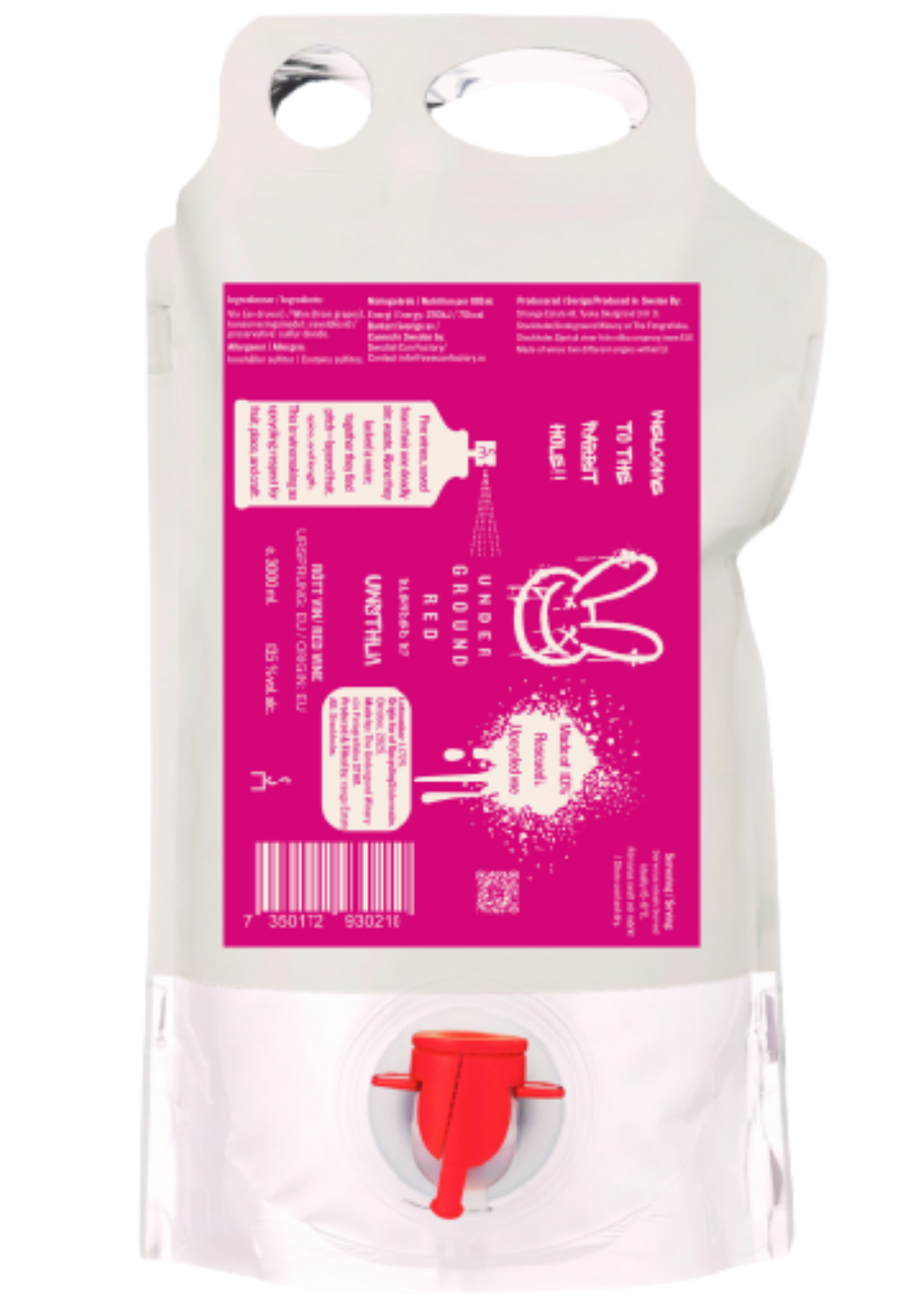 Underground Red Pouch